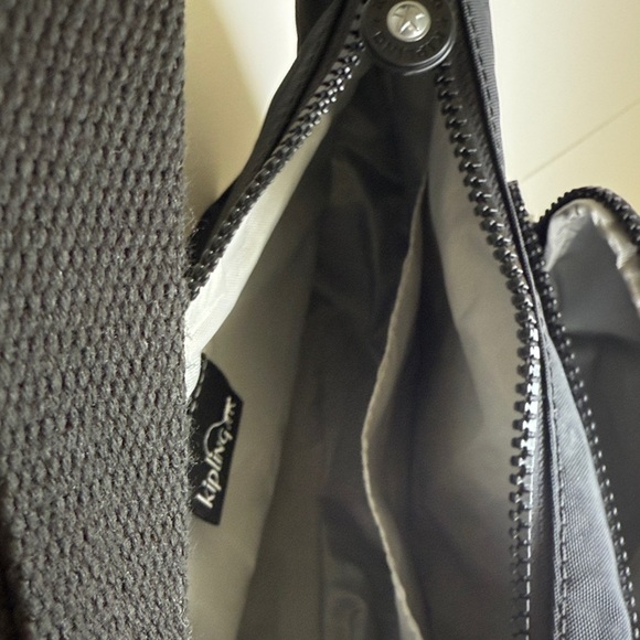 Kipling Jet Black Shoulder Bag - Picture 7 of 8